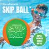 Activ Life 2 Pack Water Skipping Ball with Skip Disc, Pool Balls for Swimming Pools, Toys for Kids and Adults, Easter Basket Stuffer Gift (Green Orange) view 2