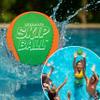 Activ Life 2 Pack Water Skipping Ball with Skip Disc, Pool Balls for Swimming Pools, Toys for Kids and Adults, Easter Basket Stuffer Gift (Green Orange) view 3