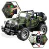 JOYIN Military Vehicles Toy Set of Friction Powered Transport Helicopter and Military Truck with Light and Sound Siren and Army Men Soldier Action Figures for Kids, Presents for Kids view 2