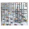 DisplayGifts Clear Acrylic Display Case for 1:64 Scale Hot Toy Cars Wheels Model Cars Display with 144 Compartments in 45 Degree Angle, Clear, UV Protect 22.5 X 30.4 X 3 Inches, Wall Mounted Storage view 1