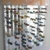 DisplayGifts Clear Acrylic Display Case for 1:64 Scale Hot Toy Cars Wheels Model Cars Display with 144 Compartments in 45 Degree Angle, Clear, UV Protect 22.5 X 30.4 X 3 Inches, Wall Mounted Storage view 4