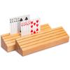 Yellow Mountain Imports Solid Beechwood Playing Card Holders - Set of 2 view 1