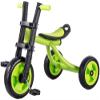 Balance Bike, Baby Tricycle with Non-Air Eva Wheels Simple Baby Bike Steel Frame Baby Walker Balance Bike,Green view 1