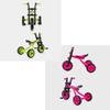 Balance Bike, Baby Tricycle with Non-Air Eva Wheels Simple Baby Bike Steel Frame Baby Walker Balance Bike,Green view 3