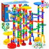 JOYIN 207Pcs Glowing Marble Run, Construction Building Blocks Toys with 5 Glow in The Dark, STEM Toy for Boys and Girls, Educational Toy, Birthday Gifts, Easter Basket Stuffers view 1