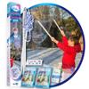 WOWMAZING Giant Bubble Kit Winter  Bubble Wand, 2 Big Bubbles Mix Pouches, 8 Cold-Activated Stickers for Outdoor Winter Fun |Bubbles Made in USA view 1