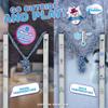 WOWMAZING Giant Bubble Kit Winter  Bubble Wand, 2 Big Bubbles Mix Pouches, 8 Cold-Activated Stickers for Outdoor Winter Fun |Bubbles Made in USA view 4