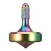CHEETOP Exquisite Metal Spinning Top, Nicely Machined Stainless Steel Desk Toy, Perfect Balance Spin Time for Over 8 Mins, Waste Time Efficiently, Easy to Work (Medium Diameter 25mm, Iridescent) view 1