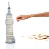 HomeRoots Multi Metal Empire State BuildingModel Saving Box view 1