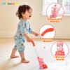 Meland Kids Cleaning Set - 8Pcs Toddler Broom and Toy Vacuum Cleaner, Pretend Play Children House Cleaning Toys, Christmas Birthday Gift for Girls and Boys view 2