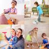 Meland Kids Cleaning Set - 8Pcs Toddler Broom and Toy Vacuum Cleaner, Pretend Play Children House Cleaning Toys, Christmas Birthday Gift for Girls and Boys view 3