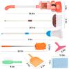 Meland Kids Cleaning Set - 8Pcs Toddler Broom and Toy Vacuum Cleaner, Pretend Play Children House Cleaning Toys, Christmas Birthday Gift for Girls and Boys view 4