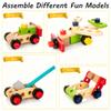 KIDWILL Tool Kit for Kids, 36-Piece Wooden Toddler Tools Set Includes Tool Box, Montessori Educational Stem Construction Toys for 2 3 4 5 6 Year Old Boys Girls, Best Birthday Gift for Kids view 2