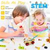KIDWILL Tool Kit for Kids, 36-Piece Wooden Toddler Tools Set Includes Tool Box, Montessori Educational Stem Construction Toys for 2 3 4 5 6 Year Old Boys Girls, Best Birthday Gift for Kids view 4