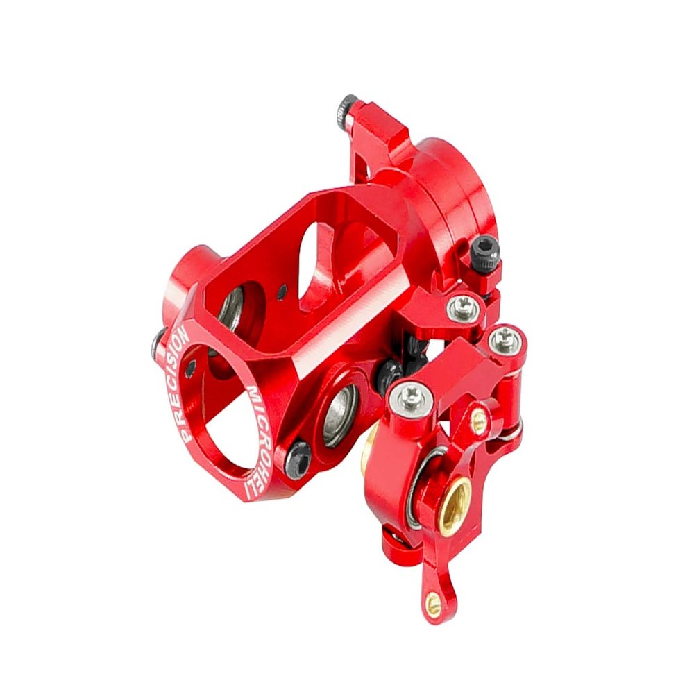 Microheli CNC Aluminum Tail Gear Case/w Advanced (RED) - Blade Fusion 270 / 330S (MH-F270129)