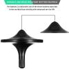 CHEETOP Stainless Steel Spinning Top, Premium Exquisite Perfect Balance Well Made Metal Desk EDC Little Fidget Toy, Spin Long Time Over 6 Minutes, Great Value (Black, Large Diameter 34mm) view 4
