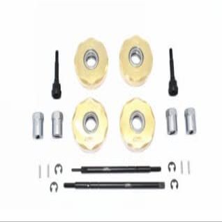 20pc Set Upgrades Brass Pendulum Wheel Knuckle Axle Weight+12.5Mm Wider Hex+Harden Steel #45 Front CVD Joint+Rear Drive Shaft RC Cars by GPM