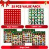 JOYIN 28 Players Christmas Bingo Cards (5x5) for Kids Xmas Party Supplies Goodies Games, Kids School Classroom Goody Gift Filler Stuffers, Indoor Family Activities (Christmas) view 2