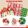 JOYIN 30 Players Christmas Bingo Cards, Xmas Bingo Game for Kids Family Activities, Holiday Winter Bingo Cards for Party Card Games, School Classroom Indoor Party Games view 3