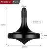 CHEETOP Precision Metal Spinning Top, Well Made Stainless Steel Spin Long Lasting Exceed 6 Mins Desktop Gyro EDC Toy, Perfect Balance Easy to Use Kill Time Efficiently (Pro-Black) view 2