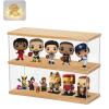 Clear Acrylic Display Case for Funko POP Figures 4.53in Collectibles Wooden view 1