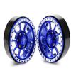 Treal 1.9 Beadlock Wheels Heavy Duty CNC Aluminum Crawler RC Wheel 4pcs-Set for 1:10 TRX-4 Axial SCX10 II SCX10 III(Blue) 116g/pc -Type C view 3