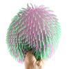 Curious Minds Busy Bags 1 Multi-Color Tie Dye Swirl Jumbo 8" Puffer Ball - Sensory Therapy Fidget Stress Balls - OT Autism SPD (1 Pink and Teal Ball) view 2