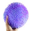 Curious Minds Busy Bags 1 Multi-Color Tie Dye Swirl Jumbo 8" Puffer Ball - Sensory Therapy Fidget Stress Balls - OT Autism SPD (1 Purple & Blue Ball) view 1