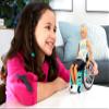 Barbie Ken Fashionistas Doll #167 with Wheelchair & Ramp Wearing Tie-Dye Shirt, Black Shorts, White Sneakers & Sunglasses, Toy for Kids 3 to 8 Years Old view 2