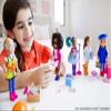 Barbie Chelsea Can Be Anything Doll & Playset, Brunette Boss Small Doll with Curly Hair, Outfit & 7 Career Accessories view 2
