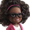 Barbie Chelsea Can Be Anything Doll & Playset, Brunette Boss Small Doll with Curly Hair, Outfit & 7 Career Accessories view 3