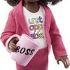 Barbie Chelsea Can Be Anything Doll & Playset, Brunette Boss Small Doll with Curly Hair, Outfit & 7 Career Accessories view 4