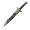 LKOQO 11" Fantasy Medieval Elvish Dagger. For Collection, Gift or Cosplay Renaissance Characters A Fair,Stainless Steel (Black) view 2