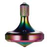 CHEETOP Precision Metal Spinning Top, Well Made Stainless Steel Spin Long Lasting Exceed 8 Mins Desktop Gyro EDC Toy, Perfect Balance Easy to Use Kill Time Efficiently (Pro Max-Iridescent) view 1