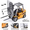 Forklift Truck Toy with Moveable Joint, 1:50 Scale Diecast Warehouse Lifting Vehicle for Kids, Forklift Toy, Alloy Fork Truck Model Toy for Kids Play, Collection or Decorative Ornament view 3
