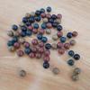 Strong Clay Ball, Breathable Clay Ball Safe 9mm Ceramic Clay Ball Marbles, Special Color Practice Pills, 3,500 Tablets-Color 8-9mm 2600 Grains view 2