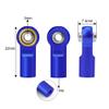 10Pcs Link Rod End Joint Aluminum M4 Metal Ball End Head Holder Tie for 1/10 RC SCX10 Cars Parts (Royal Blue) view 4