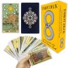 Miriyan Classic Tarot Card Deck and Spiritual Mandala Tarot Bag Bundle | This Tarot Deck has a Modern Flair with a Matching Geometric Mandala on The Tarot Cards Backs & Tarot Card Bag view 2