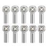 10Pcs Link Rod End Joint Aluminum M4 Metal Ball End Head Holder Tie for 1/10 RC SCX10 Cars Parts view 1