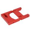 1/16 Scale RC Servo Mount Bracket,Steering Fixing Base for Precise Control Spare Part Red for RC Enthusiasts and Model Builders Off-Road Vehicles view 3