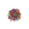 JUNWRROW 500 Pieces 3/4 inch Transparent 6 Color Bingo Counting Chips with Bag view 3