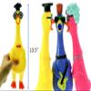 JA-RU Screaming Rubber Chicken Toy (3 Units Assorted) Squeaky Chicken Toys for Kids. Funny Noise Maker Prank & Gag Gifts. Novelty Toys & Amusements. Rubber Dog Toys. 1704-3p view 3