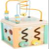 Small Foot Wooden Toys Pastel Activity Cube-Montessori Wooden Toys for Boys and Girls Ages 12+ Months-Perfect for Birthdays and Holidays, Multi view 3