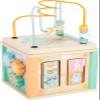 Small Foot Wooden Toys Pastel Activity Cube-Montessori Wooden Toys for Boys and Girls Ages 12+ Months-Perfect for Birthdays and Holidays, Multi view 4