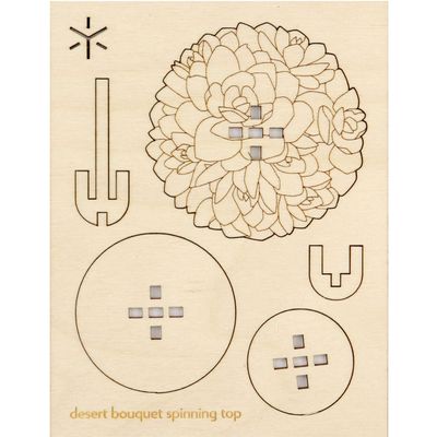 Desert Bouquet Large Spinning Top Kit