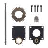 Micro Traders Electric Roto Starter Back Cover Backplate 11011 12mm Start Rod with Screws Compatible with HSP 1/10 16/18/21 Nitro Engine RC Model Car Part view 1
