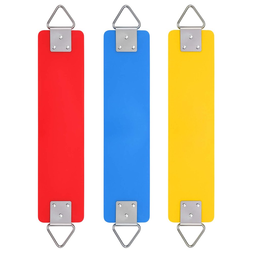 AGPTEK Red Swing Seat Replacement Bundle with Blue Swing Seat Replacement and Yellow Swing Seat