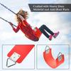 AGPTEK Red Swing Seat Replacement Bundle with Blue Swing Seat Replacement and Yellow Swing Seat view 2