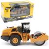 Gemini&Genius Road Roller Toy for Kids, Heavy Duty Construction Vehicle Toys 1-50 Scale Alloy Road Trucks, Car Toys Collection, Display and Play Truck for Kids (Brown) view 2