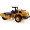 Gemini&Genius Road Roller Toy for Kids, Heavy Duty Construction Vehicle Toys 1-50 Scale Alloy Road Trucks, Car Toys Collection, Display and Play Truck for Kids (Brown) view 4